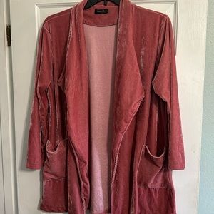 Velour Blazer